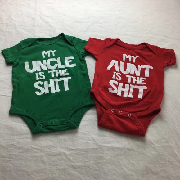 aunt and uncle onesie